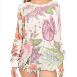 Wildfox “Vintage China Flowers” Sweatshirt